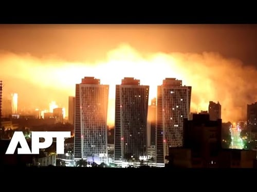 Fireballs Over Kyiv: Tracer Bullets, Sirens, and Drone Impacts Caught on Video | APT
