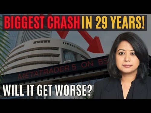 Why is the Indian stock market falling continuously and will it fall further | Faye D'Souza