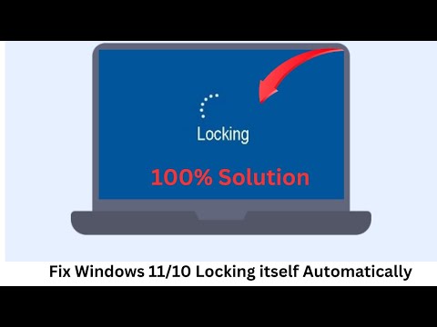 Automatically locking itself Fix Windows 11 / 10 | How To Solve Laptop keeps locking randomly lock