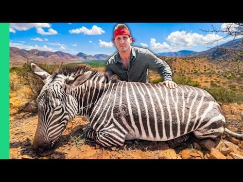 Hunting and Eating Zebra!! Inside a South African Game Reserve!!