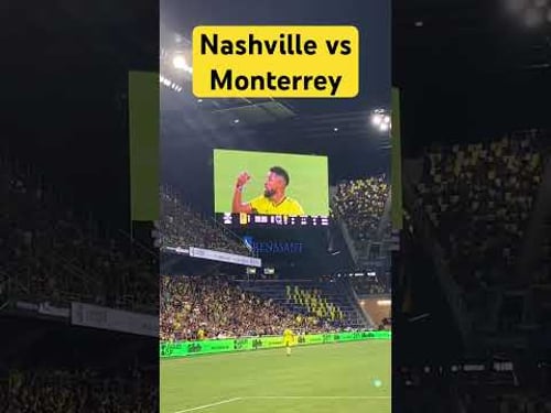 Nashville SC vs Monterrey! Leagues Cup 2023! Partidazo!