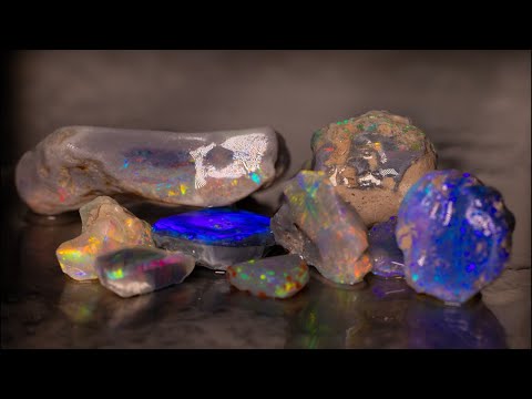 LIVESTREAM Rough opal Cutting