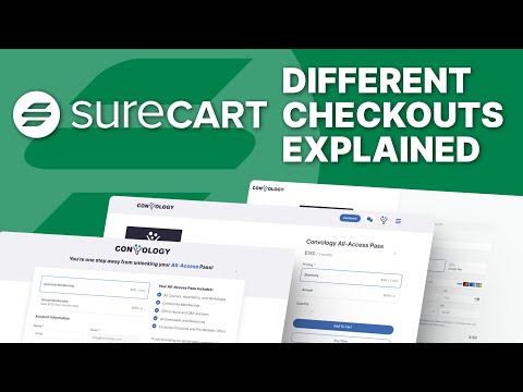How to Use the Different Types of Checkouts in SureCart