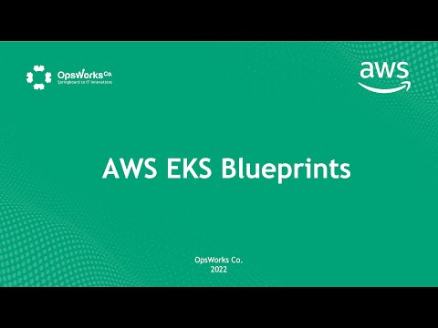 Terraform AWS EKS blueprints