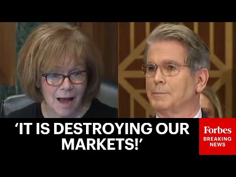 'It Is Chaotic, It Is Confusing...': Tina Smith Lays Into Scott Bessent Over Trump-Backed Tariffs
