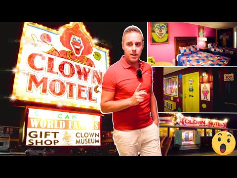 I Stay In A Clown-Themed Hotel - America's Scariest Motel?