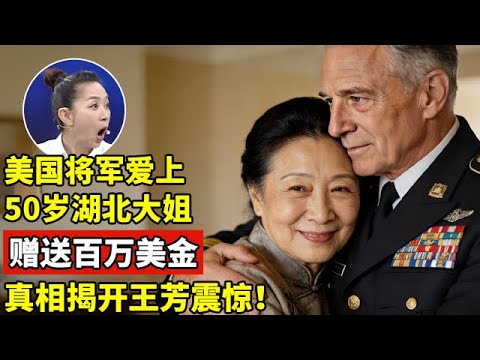美国将军爱上50岁湖北大姐,赠送百万美金,真相揭开王芳都震惊了【王芳王为念访谈】