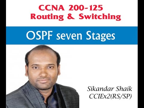 OSPF seven Stages - Video By Sikandar Shaik || Dual CCIE (RS/SP) # 35012