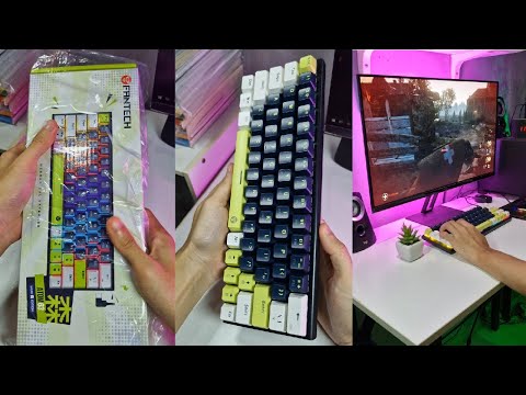 Fantech ATOM MORI Edition Keyboard Unboxing & Testing ! Best Budget Keyboard 🤩