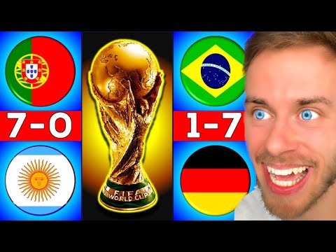 Die 100 höchsten SIEGE der WM GESCHICHTE! 👀⭐️ (sehr spannend!)
