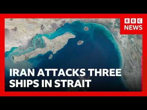 Iran says it has seized two cargo ships in Strait of Hormuz after three vessels attacked | BBC News
