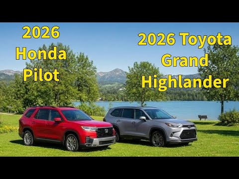 Honda Pilot 2026 vs Toyota Grand Highlander 2026 - Best 3-Row Family SUV Comparison