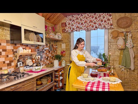 Embrace Cozy Life in the Countryside | Spending the Day Cleaning the Kitchen | Cottagecore Habits