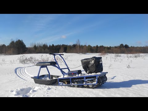 Альбатрос L8 - один из лучших мобильных мотобуксировщиков!