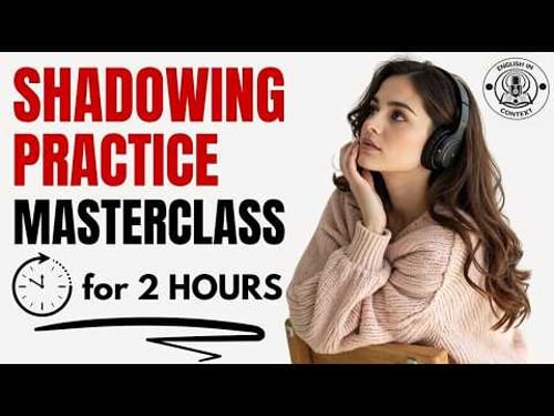 Shadowing Practice to Speak English Fluently | Daily Speaking Practice Podcast