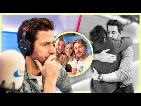 John Krasinski reacts to Emily Blunt's Ryan Gosling selfie | IF Movie Interview