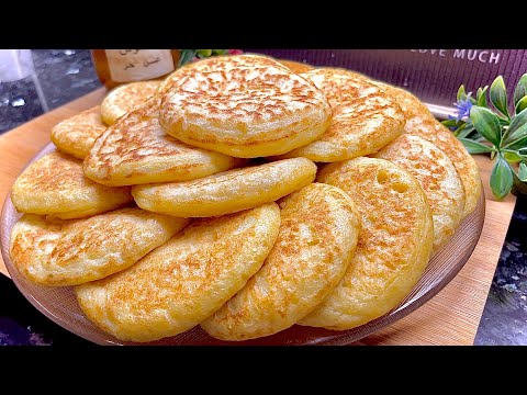 فطائر المقلاة أحسن من السفنج👌🏻مهويين وخفااف كالقطن بدون دقيق أبيض⛔️بدون بيض⛔️أو حليب⛔️بمقادير بسيطة