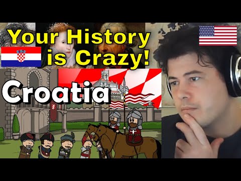 American Reacts The Animated History of Croatia