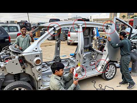How Scrapped Cars are Rebuilt in 3rd World is Mind-Blowing! || Wrecked but Never Forgotten