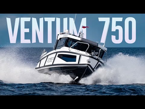 ЭКСТРА Мореходный VENTUM 750 из ПИТЕРА ДАЕТ ВИРАЖЕЙ. Обзор Катера ВЕНТУМ 750 R-Line.