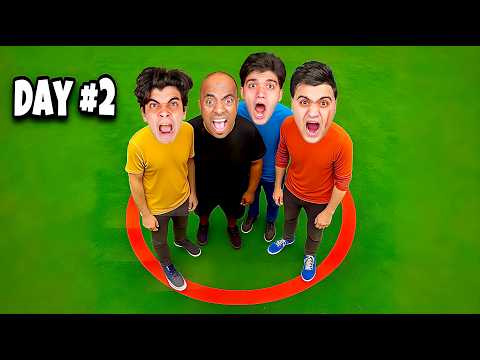 تحدي اخر شخص يخرج من الدائره يربح 50,000$🤑 محمد والحسين ( عضهم كلب شرس ) 😱💔 !