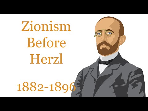 Zionism Before Herzl (1882-1896)