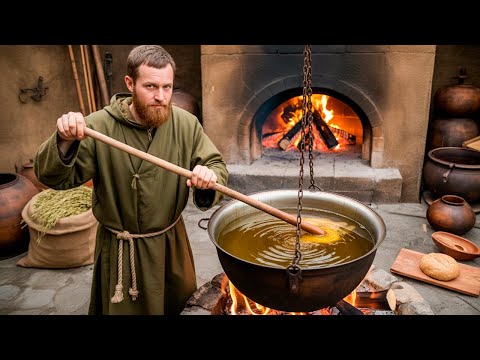 What Happens When You Boil LINSEED OIL Like Medieval Monks Did (800 Year Secret)