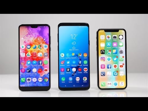 Huawei P20 Pro vs. Samsung Galaxy S9+ vs. Apple iPhone X: Benchmark | SwagTab