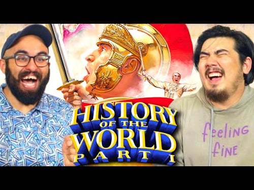 *HISTORY OF THE WORLD PART 1* had us rolling (First time watching reaction)