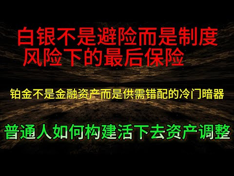 别再被”贵金属牛市"骗了:黄金、白银、铂金根本不是一回事