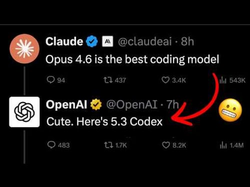 The AI Coding War Just Escalated (Opus 4.6 vs Codex 5.3)