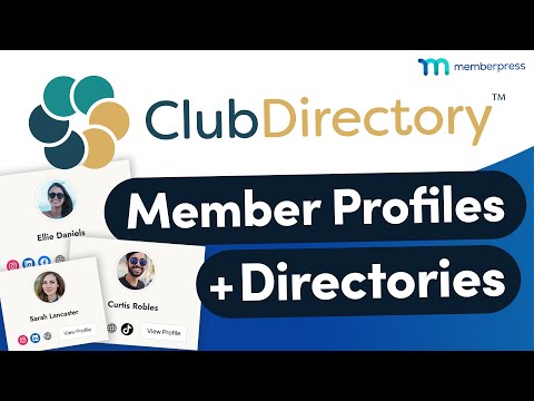 ClubDirectory™: How to Create Member Profiles and Directories in MemberPress