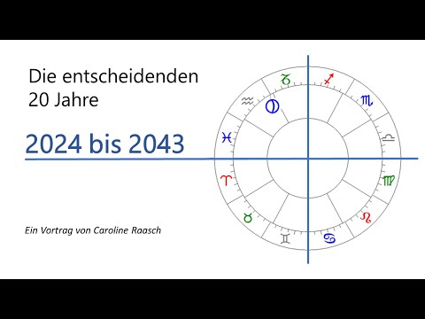 „Die entscheidenden 20 Jahre – 2025 bis 2043“ Ein Vortrag von Caroline Raasch, Astrologin Berlin
