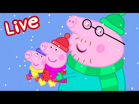 ๐ด Peppa Pig CHRISTMAS 2025 LIVE! ๐ Winter Fun! Full Episodes โ๏ธ Kids Cartoons ๐ด