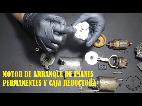 HOW TO DISASSEMBLE AND ASSEMBLE A PERMANENT MAGNET STARTER MOTOR AND GEARBOX