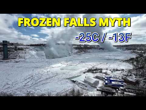 NIAGARA FALLS FROZEN / MYTH BUSTED: Walking to Horseshoe Falls