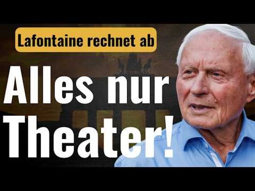 Oskar Lafontaine: "It's only going to get WORSE!"