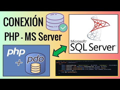Cómo Conectar PHP con MS SQL Server: Conexión con PDO (PHP Data Objects) ✅