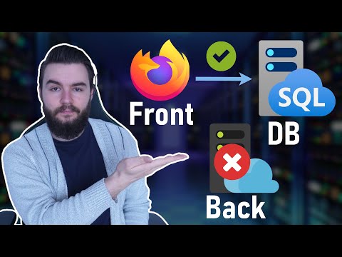Por qué no podemos conectar el Frontend directamente a la Base de Datos?