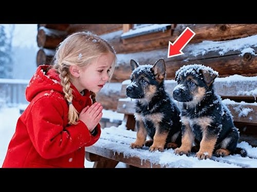 A Girl Took In Two Freezing Dogs — The Next Morning, Police Officers Surrounded Her House!