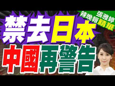 大阪遇險 中國人遭洗劫 駐日領事館警告|禁去日本 中國再警告|蔡正元.介文汲.張延廷深度剖析?【張雅婷辣晚報】精華版 @中天新聞CtiNews