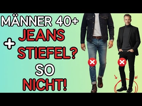 Sehen deine Jeans mit Stiefeln schlecht aus? So kannst du das beheben