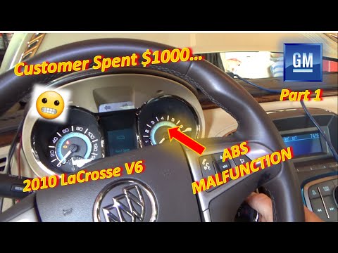 (Pt 1) Customer Spent $1000...Car STILL BROKEN!? (Buick GM ABS MALFUNCTION U0074)