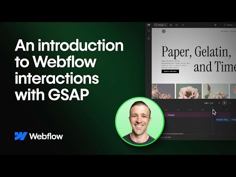 Build Smarter, Smoother Animations — A Webflow Interactions Intro