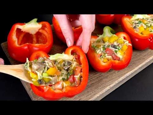 ❗️ This is the best fresh red pepper recipe. So delicious that I cook it 3 times a week