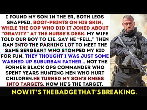 Corrupt Cop Broke My Son's Legs for Fun—He Didn't Know I Commanded a Black Ops Unit.