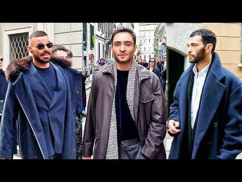 Men's Street Style, Outfit Ideas. Men's Fashion Week 2026, Milan.