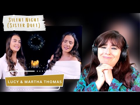 Lucy and Martha Thomas - Silent Night - Vocal Coach Reaction & Analysis
