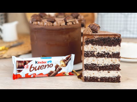 🎂Торт "КИНДЕР Bueno"😍 Любовь СЛАДКОЕЖЕК🍫 Я - ТОРТодел!😘