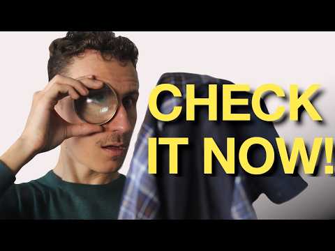 5 Key Points to find High Quality Clothes. This what I always check.